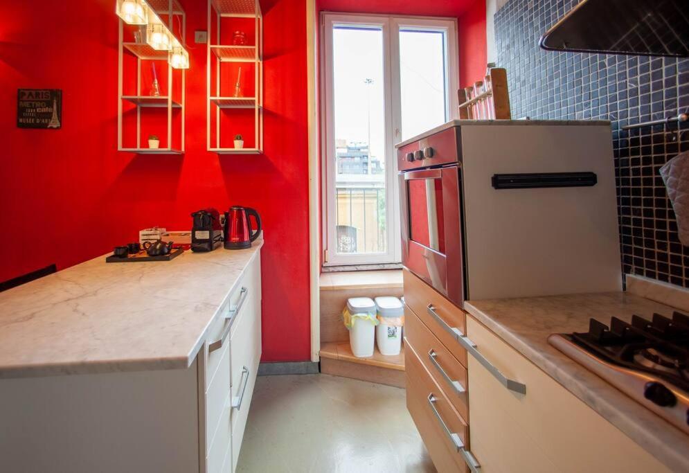דירות רומא Red House Ostiense Historic Building מראה חיצוני תמונה